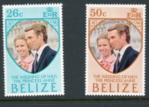 Belize 325-326 1973 MNH
