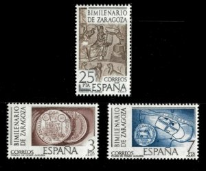 Spain 1976 - Founding of Saragossa, 2000 Years - Set of 3v - 1944-46 - MNH