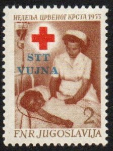 Yugoslavia - Trieste Sc #RA5 Mint Hinged