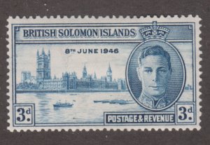 British Solomon Islands 81 Peace Issue 1946