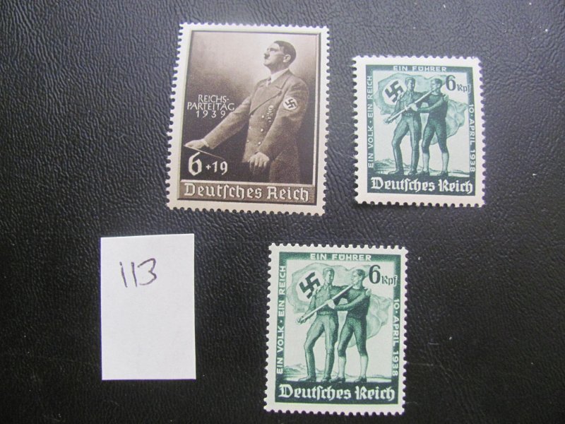 GERMANY 1939 MNH SC B147+SETS XF   (113)