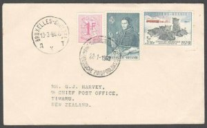 BELGIUM ANTARCTIC 1960 cover - base camp cds................................M843