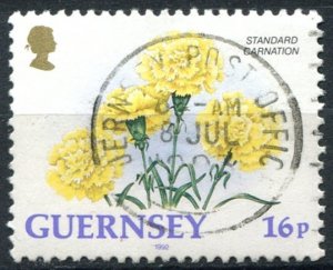 Guernsey  Sc#486 Used, 16p multi, Definitive Series 1992-1997: Horticultural ...