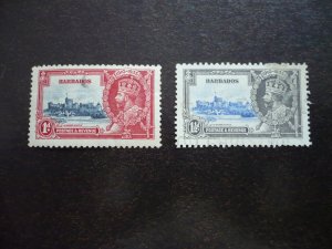 Stamps - Barbados - Scott# 186-187 - Used Part Set of 2 Stamps