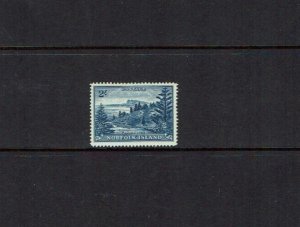 Norfolk Island: 1959, Definitive Set, 2/- Blue,  SG 12a,  MLH