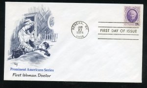 US 1399 Regular Issue - Blackwell UA Marg cachet FDC