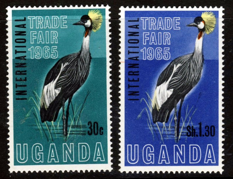 UGANDA SG#111-112 International Trade Fair Set (1965) MNH