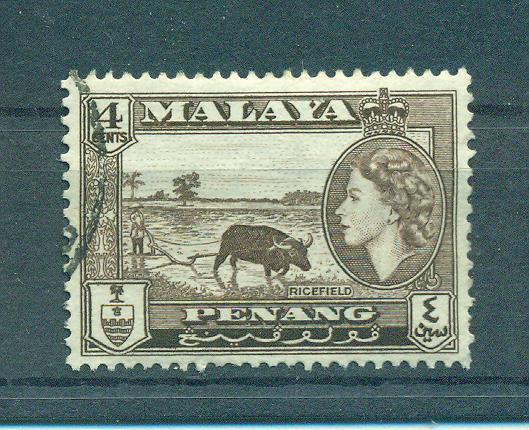 Malaya - Penang sc# 47 used cat value $.25