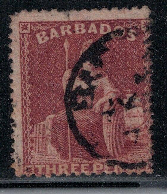 Barbados 1873 38 Used SCV $140.00