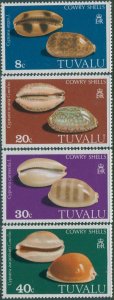 Tuvalu 1980 SG139-142 Cowrie Shells set MNH