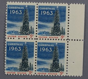 United States #1240a Fine MNH Block of Four Tagged Gum XtraFn