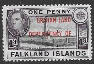 Graham Land Dependency of Falkland Islands  Scott 2L2  Mint