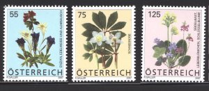 Austria 2007  Scott #2079-81 MNH