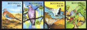 Botswana - 2005 Doves and Pigeons Set MNH** SG 1045-1048