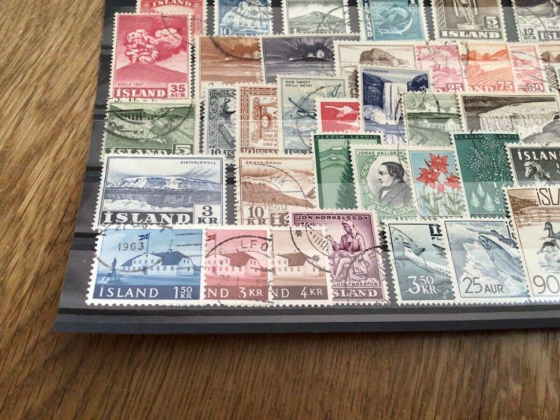 Iceland Island used  mixed stamps A12288