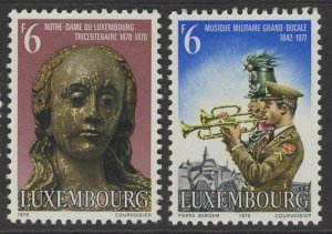LUXEMBOURG SG1006/7 1978 ANNIVERSARIES MNH