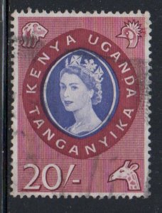 Kenya Uganda Tanganyika Sc 135 1960 20! QE II stamp used