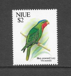 BIRDS - NIUE #609 LORY MNH