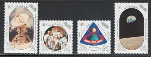 Bahamas 1989 20th Anniversary of Moon Landing Scott # 674 - 677 MNH