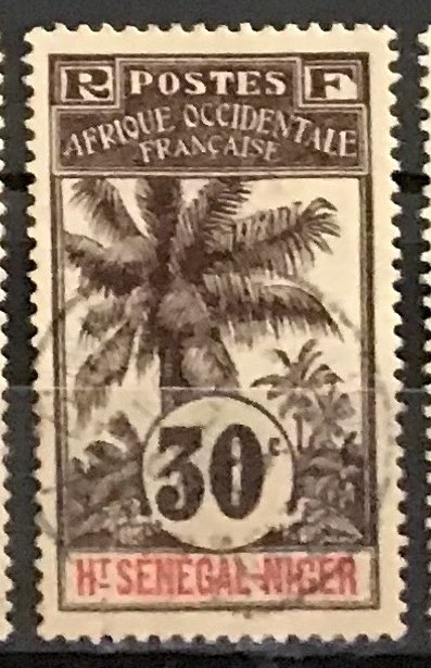 Upper Senegal & Niger #9 Used CV$5.50 Oil Palms