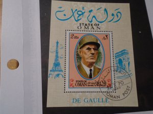 Oman  De Gaulle used