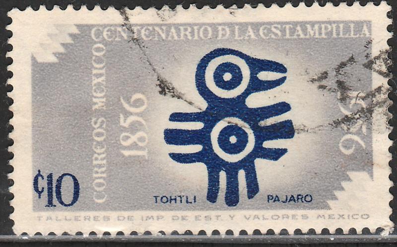 MEXICO 892, 10c Centenary of 1st postage stamps. Used (1084)