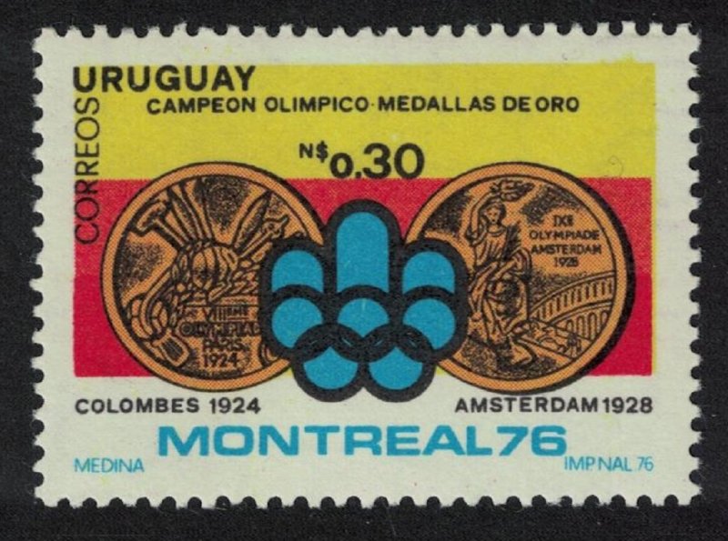 Uruguay Summer Olympic Games Montreal MI#1433 SC#967