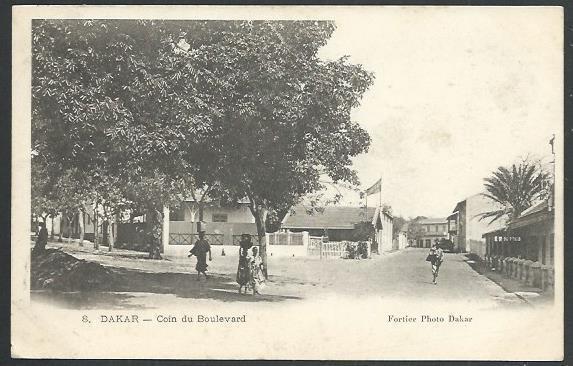 SENEGAL 1903 postcard used Dakar to France.................................61924