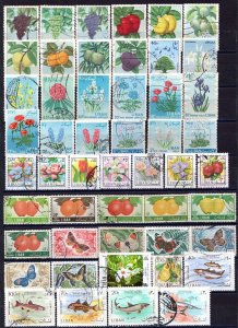 277/1 - Lebanon - Fish - Fruit - Butterflies - 50 Different Used Stamps