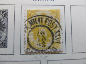 Bosnia & Herzegovina 1879-98 2n fine used stamp A13P17F1
