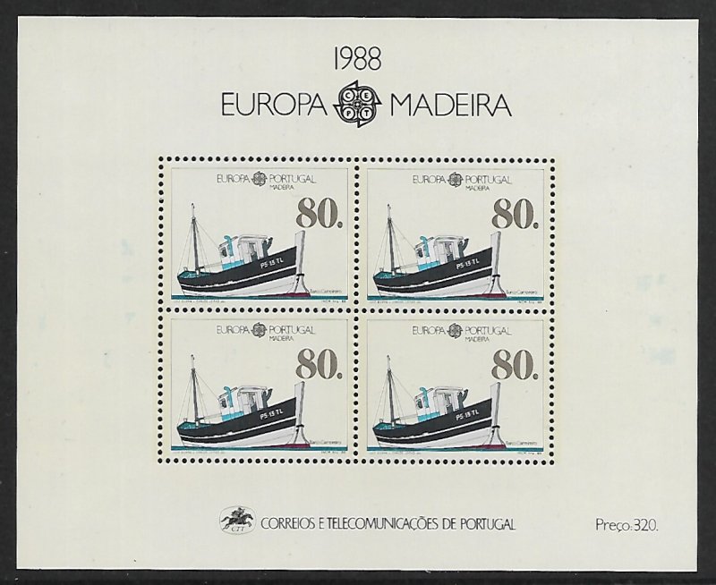 Madeira # 122a - Carrerero Ship - SS - MNH....{O}