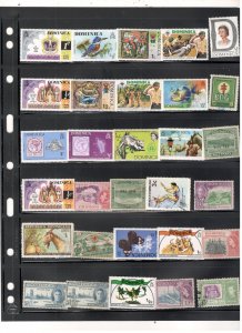 DOMINICA COLLECTON ON STOCK SHEET, MINT/USED