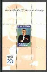 SOMALILAND - 1999 - 20th C Greats, Sinatra - Perf Min Sheet-M N H-Private Issue
