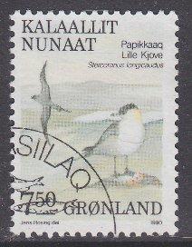 Greenland sc#187 1988 7.50k Birds used