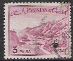 Pakistan #131a Khyber Pass Retouched Used