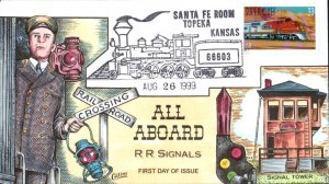 #3337 Super Chief Train Collins FDC