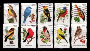 #4882 - 4891 Songbirds set/10 (Off Paper)- Used