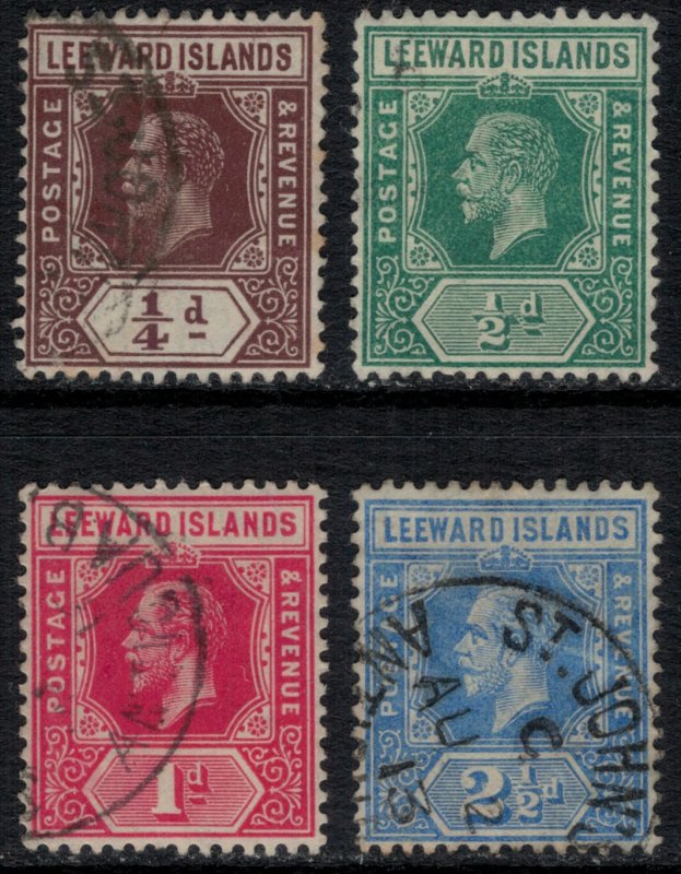 Leeward Islands #46-8,50  CV $11.45 (#50 minor crease)
