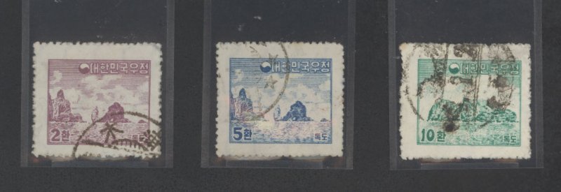 Korea #200-202 Used Single (Complete Set)