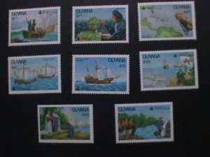 ​GUYANA-1992-SC#2520-31 COLUMBUS DISCOVERED AMERICA 500TH ANNV: MNH SET VF,