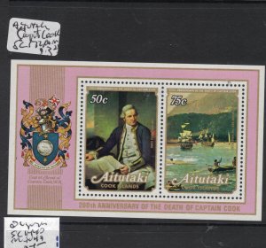 Cook Islands Aitutaki Captain Cook SC 172 MOG (2fgb)