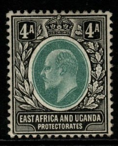 KENYA, UGANDA & TANGANYIKA SG23 1904 4a GREY-GREEN & BLACK MTD MINT