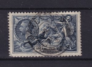 GB KGV 1915 10/- De La Rue Seahorse SG412 VFU BP16299