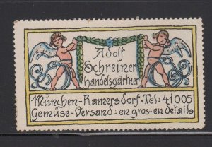 German Advertising Stamp - Adolf Schreiner Commercial Gardener, München