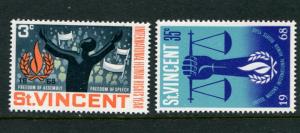 St Vincent #262-3 MNH - penny auction
