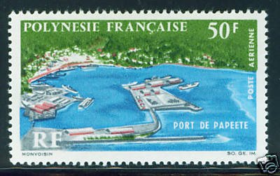 FRENCH POLYNESIA Scott C43 MH* CV $14.50