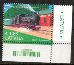 Latvia 2023 Steam Trains Locomotives Gulbene - Aluksne Corner MNH