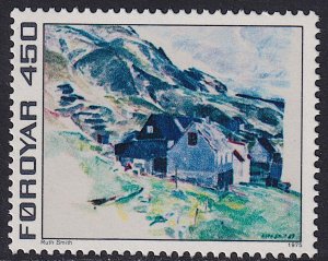 Faroe Islands - 1975 - Scott #19 - MNH - Art Painting Ruth Smith