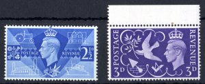 Great Britain 1946 Sc#264/265 PEACE ISSUE Set (2) MNH