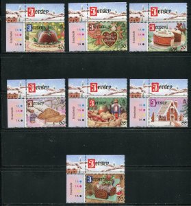Jersey 1722 - 1729 Traditional Christmas Stamps Complete Set 2013 MNH 